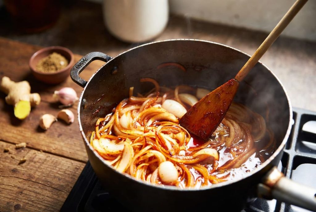 Madhur Jaffrey Chicken Curry preprations