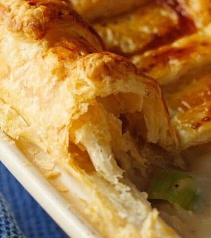 Hairy Bikers Chicken and Leek Pie