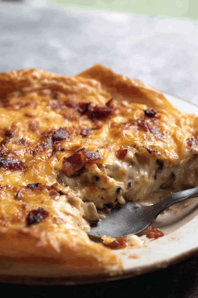 Jamie Oliver Chicken and Mushroom Pie with Puff Pastry