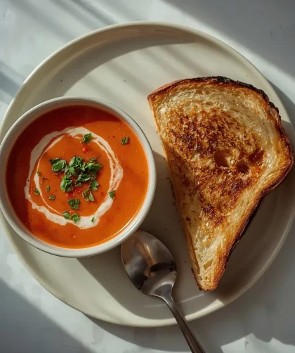 Gordon Ramsay Tomato Soup and Grilled Cheese