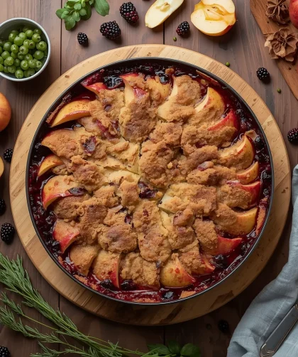 Hairy Bikers Apple And Blackberry Crumble
