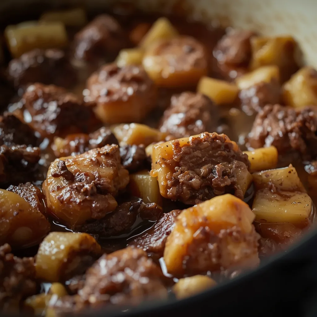 Hairy Bikers Beef Casserole - recipe card