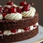 Hairy Bikers Black Forest Cake - recipe card