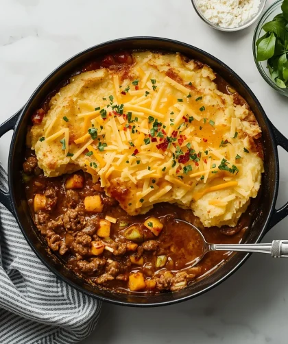 Hairy Bikers Cottage Pie with Cheesy Mash