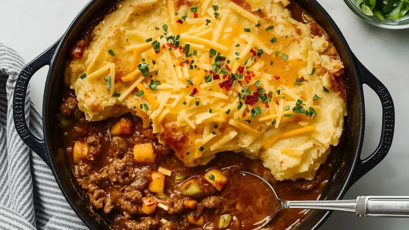 Hairy Bikers Cottage Pie with Cheesy Mash