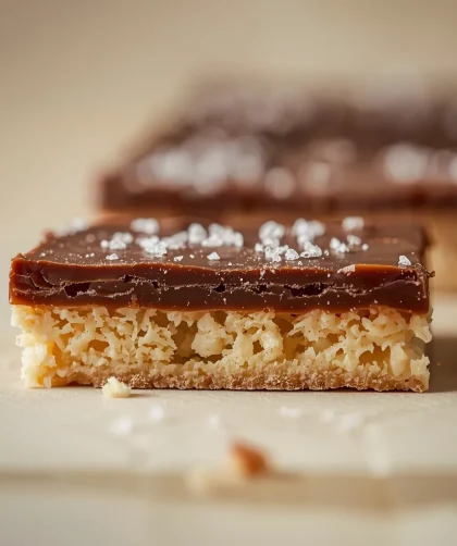 Hairy Bikers Millionaires Shortbread - recipe card
