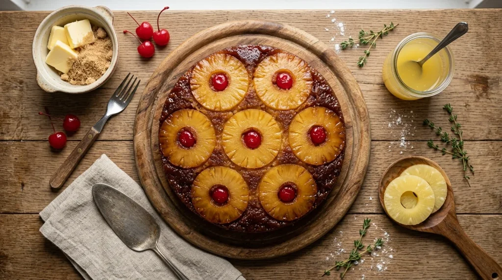 Hairy Bikers Pineapple Upside-Down Cake