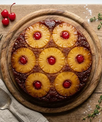 Hairy Bikers Pineapple Upside-Down Cake