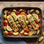 Hairy Bikers Salmon Tray Bake