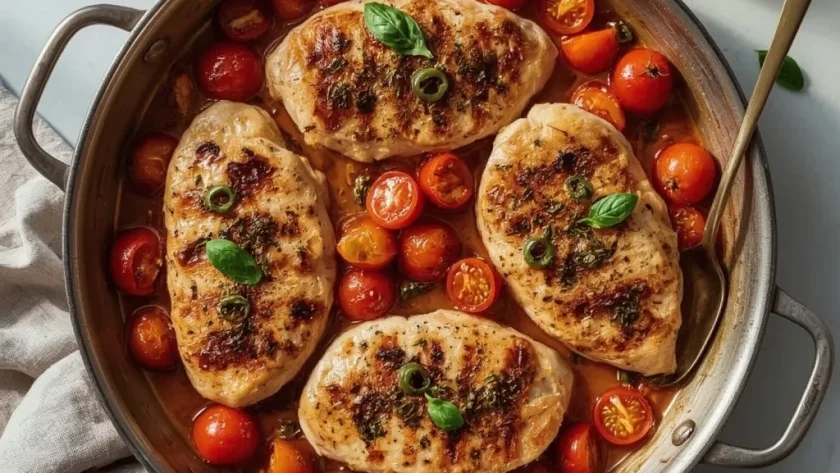 Jamie Oliver 5-Ingredient Mediterranean Chicken