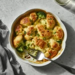 Jamie Oliver Cauliflower Cheese with Broccoli