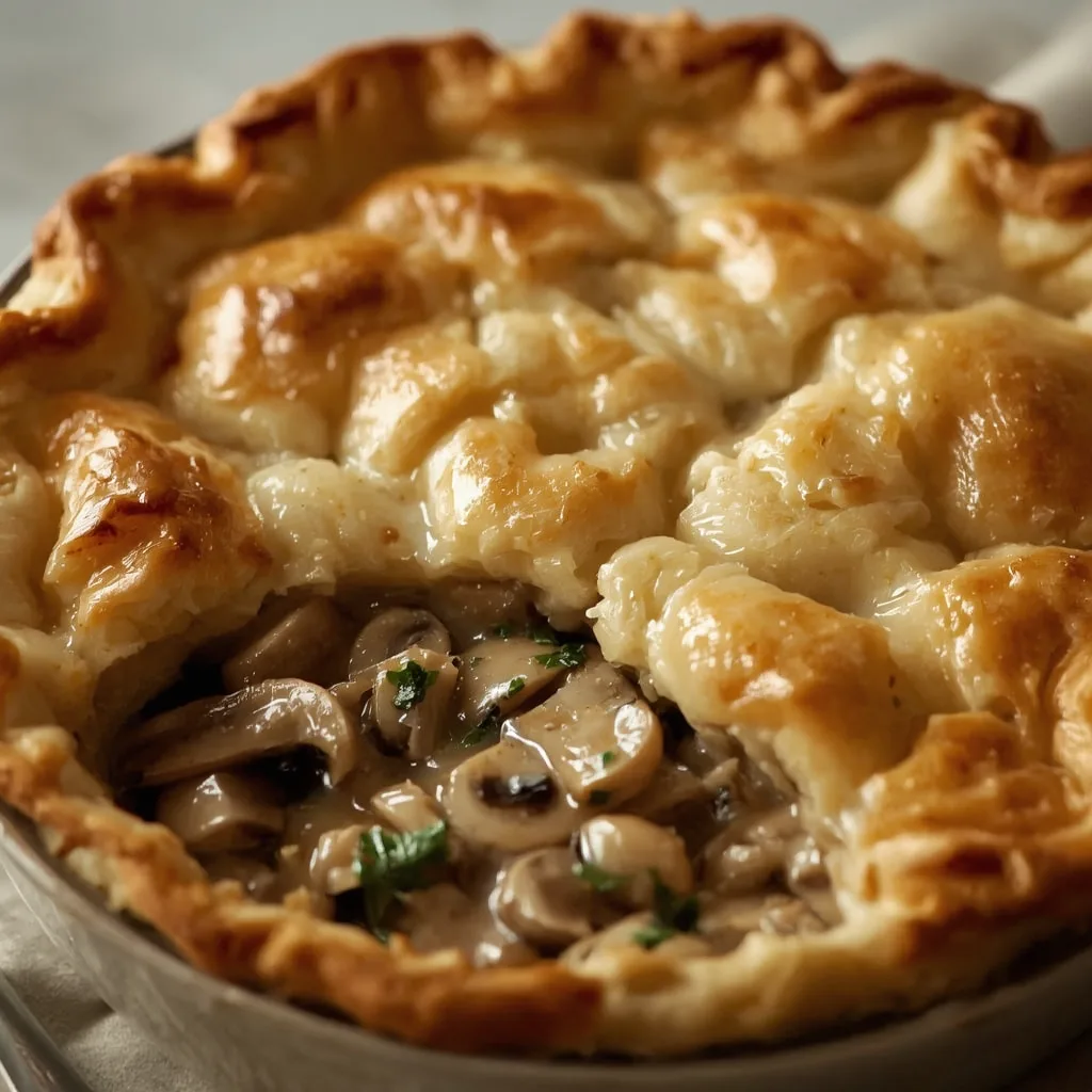 Jamie Oliver Chicken And Mushroom Pie - recipe card