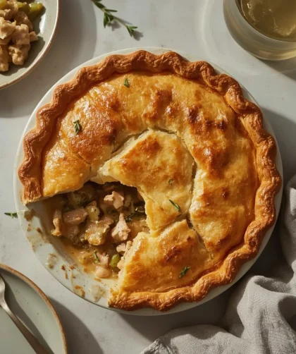 Jamie Oliver Chicken and Sausage Pie