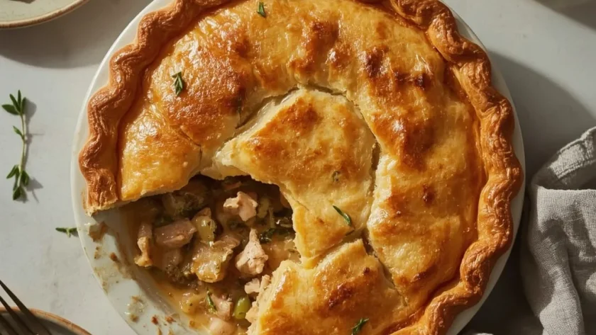Jamie Oliver Chicken and Sausage Pie