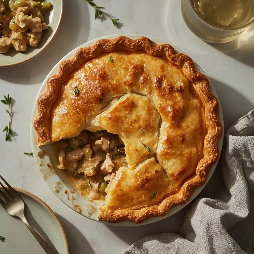 Jamie Oliver Chicken and Sausage Pie