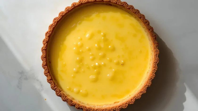 Jamie Oliver Egg Custard Tart
