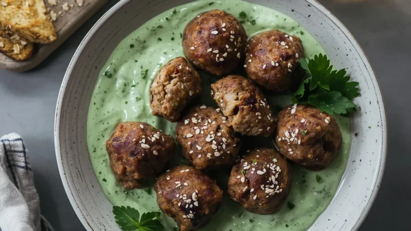 Jamie Oliver-Inspired Mediterranean Lamb Meatballs (5-Ingredient)