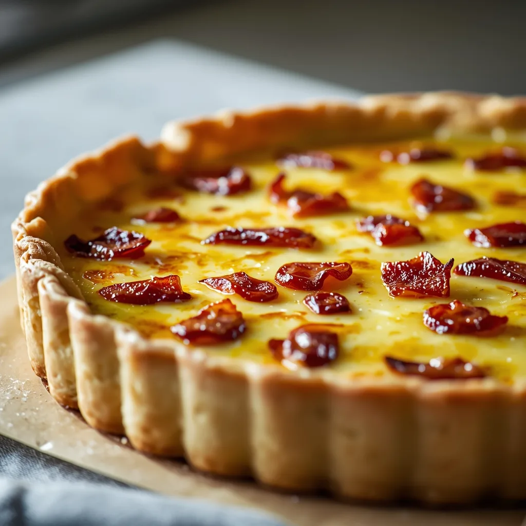 Mary Berry Quiche Lorraine - recipe card