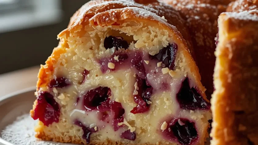 Merry Berry Panettone Pudding - recipe card