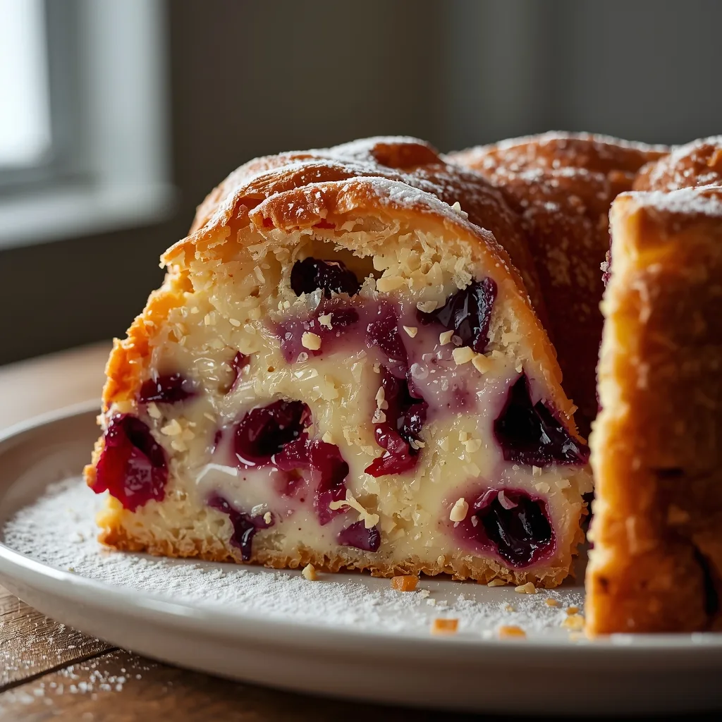 Merry Berry Panettone Pudding - recipe card