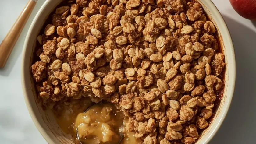 Jamie Oliver Apple Crumble with Oats