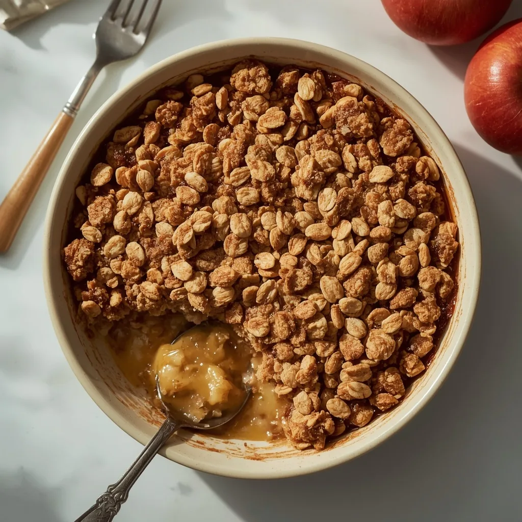 Jamie Oliver Apple Crumble with Oats