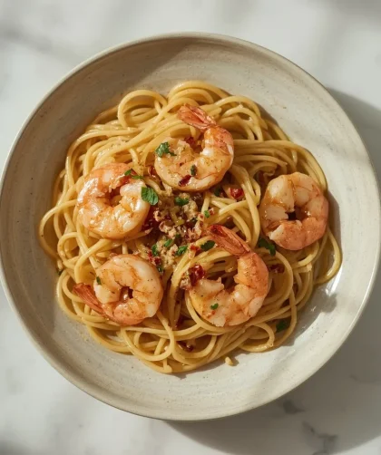 Jamie Oliver's 5-Ingredient Prawn Pasta