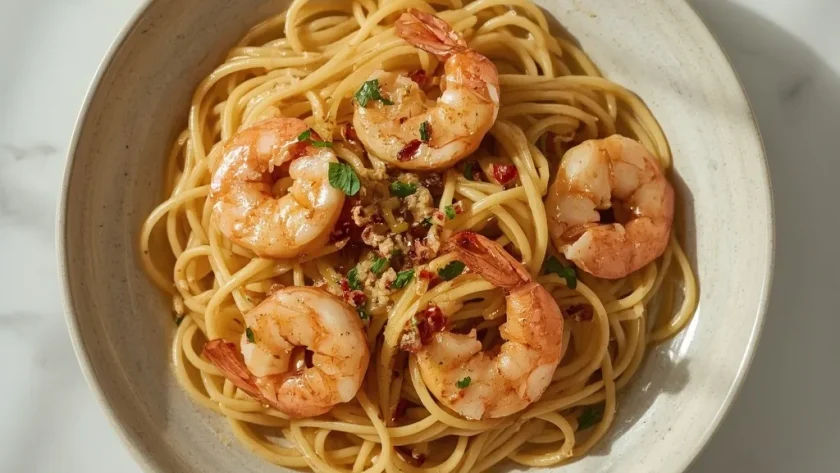 Jamie Oliver's 5-Ingredient Prawn Pasta