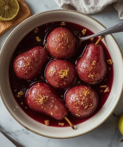 Mary Berry Poached Pears