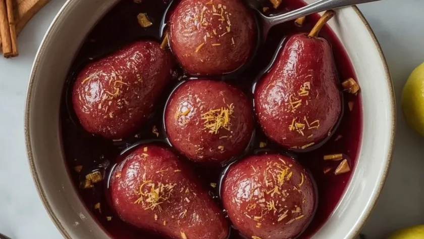 Mary Berry Poached Pears