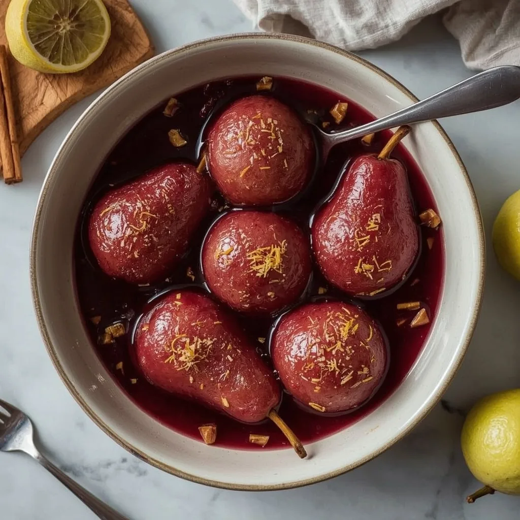 Mary Berry Poached Pears